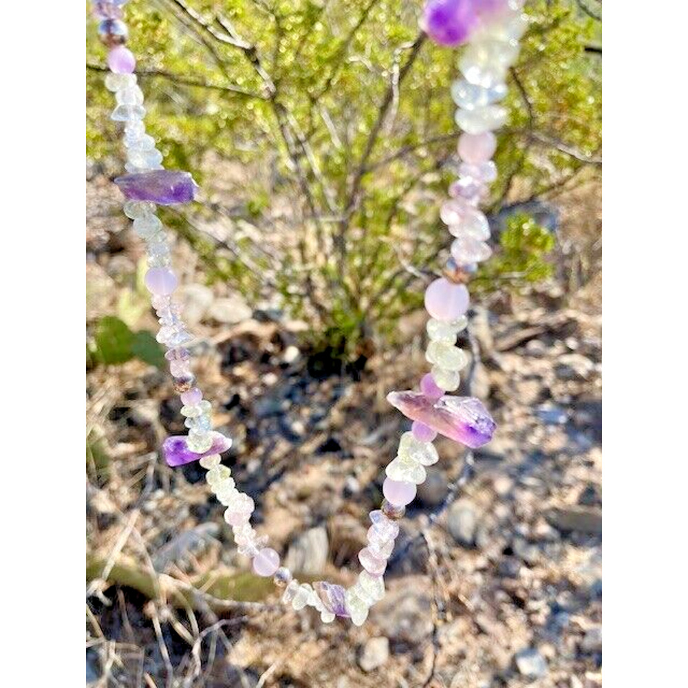 Native American Handmade Necklace 14" - Picture 4 of 6